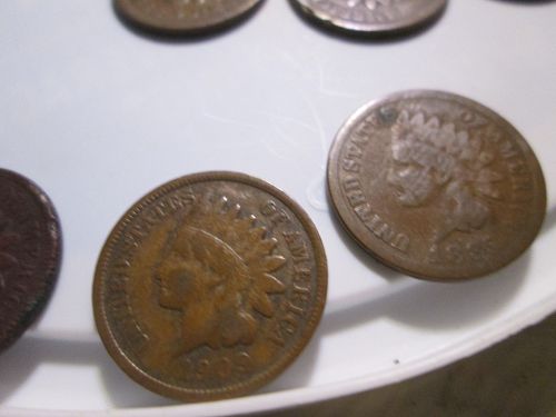 1868 Indian Head  Cent + Lot of Indian Heads Cents