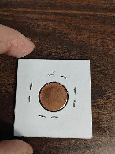 TYPE 2  COPPER PLATED ZINC PLANCHET A 150