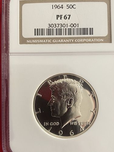 1964-P-Kennedy Half Dollar PF67
