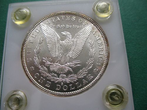 1880-S  MS63 Morgan Dollar. in Plastic Holder.  Item: DM 80S-31.