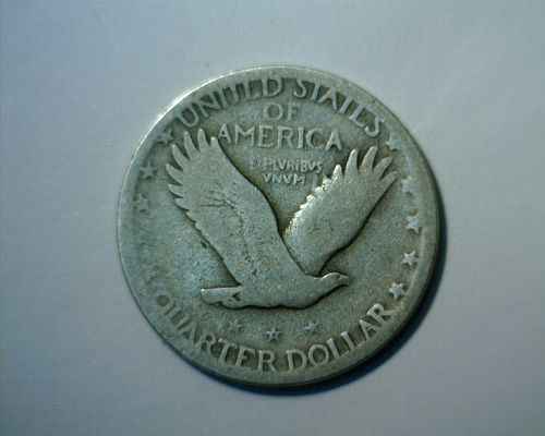 1925  SILVER  STANDING LIBERTY  QUARTER   CIRCULATED