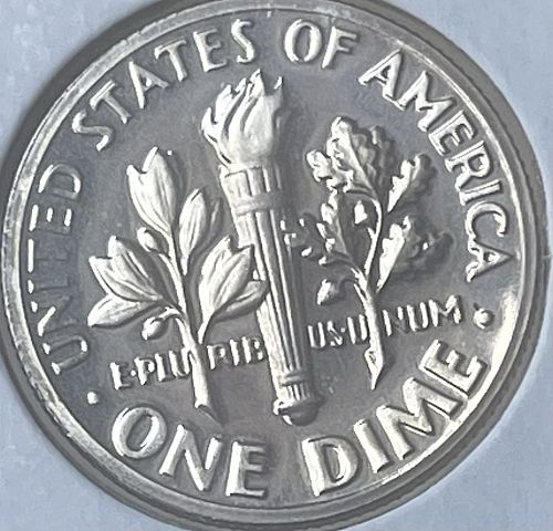 1974-S Roosevelt DCAM Proof Dime &bull; Directly Pulled from US Mint Proof Set