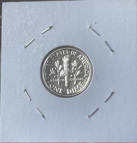 1986-S Roosevelt DCAM Proof Dime &bull; Directly Pulled from US Mint Proof Set