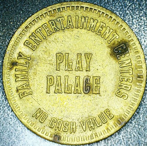 CLOSE ENCOUNTERS OF THE FUN KIND VIDEO GAME ARCADE TOKEN - PLAY PALACE