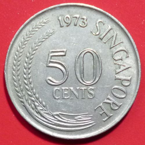 Singapore 50 Cents 1973 km 5