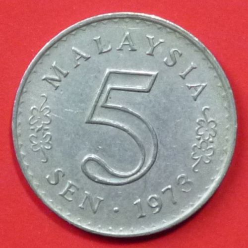 Malaysia 10 & 20 Cents 2 pcs 1973 km 3 & 4