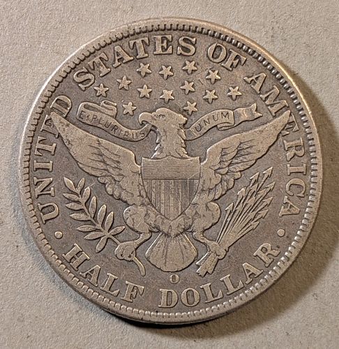 1908-O Barber Half