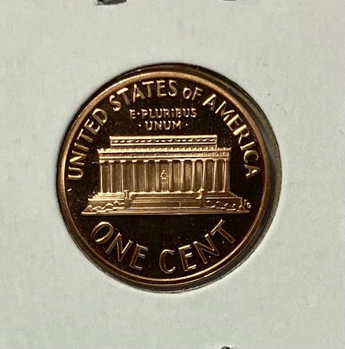 1992 S Proof Lincoln cent