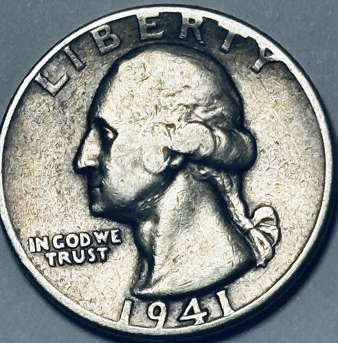 1941 P Washington Quarters