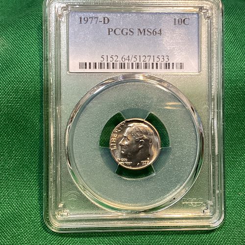 1977 D PCGS MS64 Roosevelt Dime