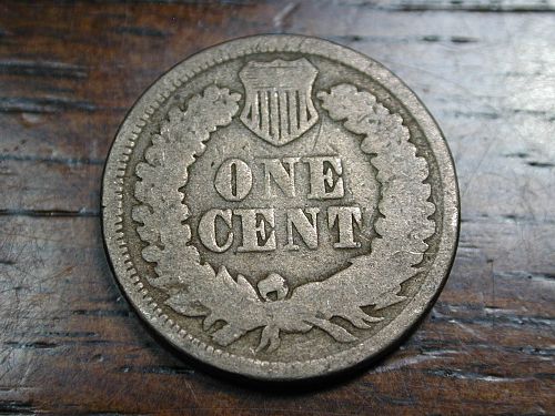 1863 Indian Head penny Cent NICE