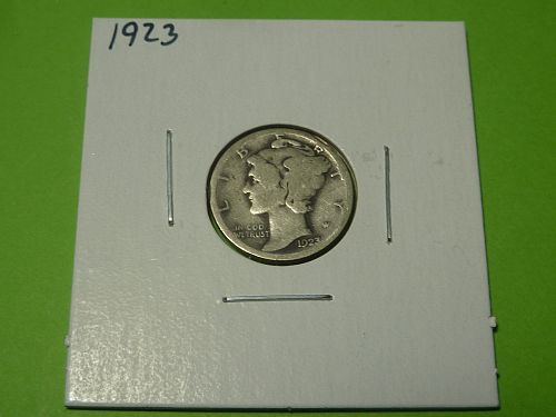 1923 Mercury Dime  #10-1923-1