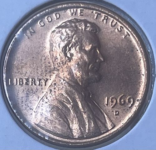 1969-D Lincoln Memorial Penny