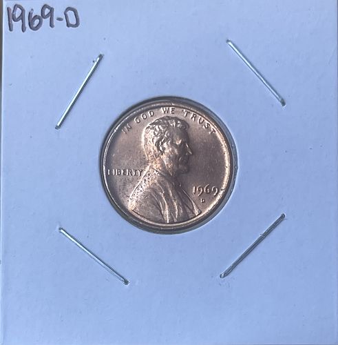 1969-D Lincoln Memorial Penny