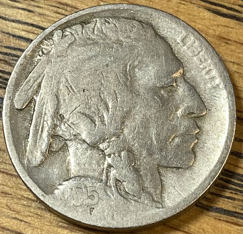 1915 buffalo nickel in FINE+ condition