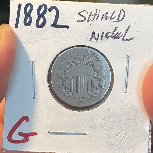 1882 Shield 🛡️ Nickel