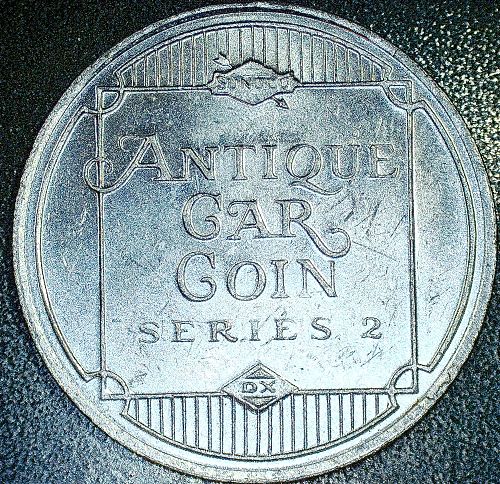 Lambert Friction Drive 1908 Sunoco Antique Car Coin Aluminium Token 26mm