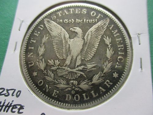 1891-O  F12 Morgan Dollar.  Item: DM 91O-19.