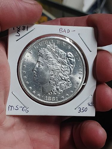 1881-S MORGAN SILVER DOLLAR MS-66 FANTASTIC MIRRORING OBVERSE & REVERSE!!