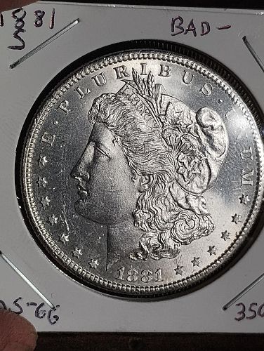 1881-S MORGAN SILVER DOLLAR MS-66 FANTASTIC MIRRORING OBVERSE & REVERSE!!