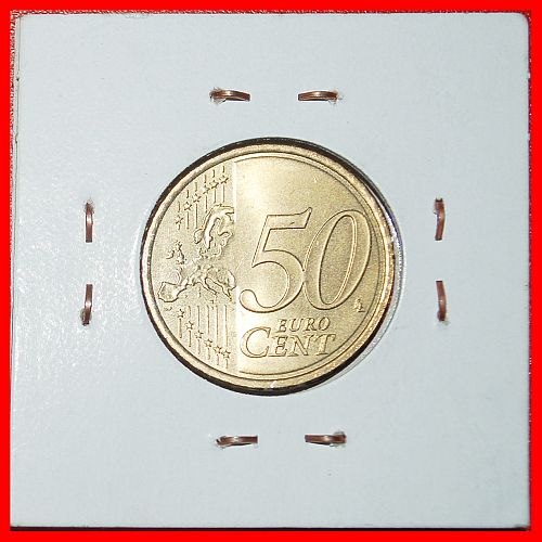 Ⰶ NORDIC GOLD (2010-2025):SPAIN★50 EURO CENTS 2013 DIE II1! JUAN CARLOS I (1975-2013)