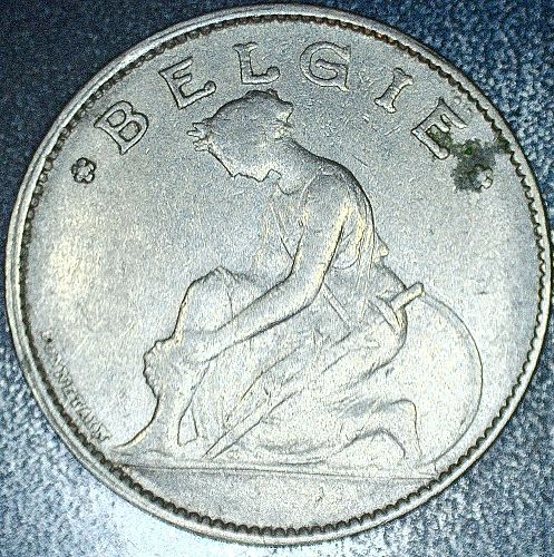BELGIUM 1 Franc Albert I Dutch Goed VOOR 1922 Nickel &bull; 5 g ⌀ 23 mm