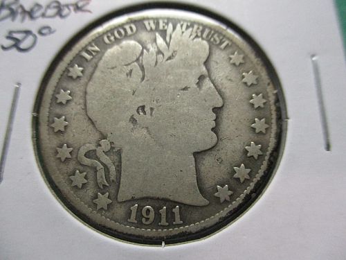 1911 S Barber Half Dollar Coin Value, Prices & Info | USA Coin Book