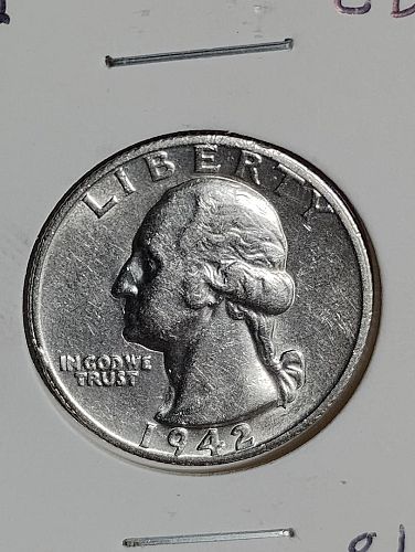 1942-S WASHINGTON QUARTER MS-63 90% SILVER!!