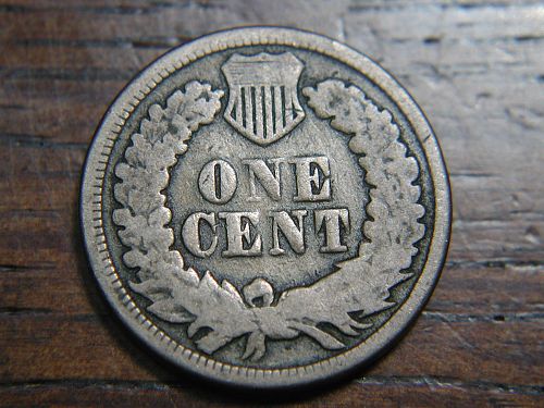 1863 Indian Head penny Cent NICE