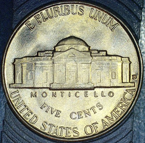 1947 D Jefferson Nickel Steps BU or Better