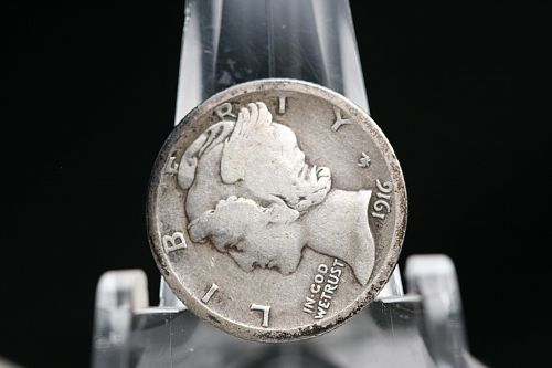 1916 Mercury Dime VG8/VG10