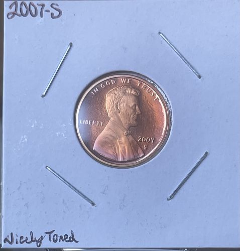 2007-S Lincoln Memorial Proof Penny &bull; Ultra Cameo Coin Direct from Proof Set