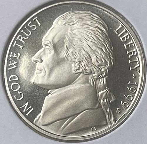 1999-S Jefferson Proof Nickel&nbsp;