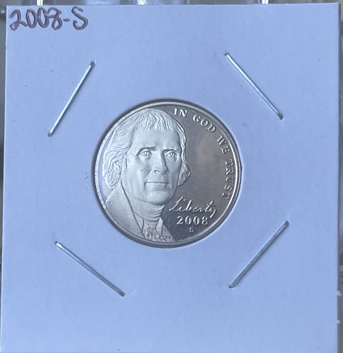 2008-S Jefferson Proof Nickel&nbsp;