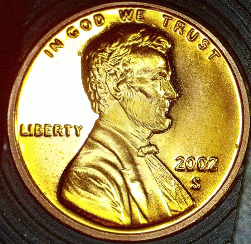 2002 S Lincoln Memorial Cent Proof DCAM