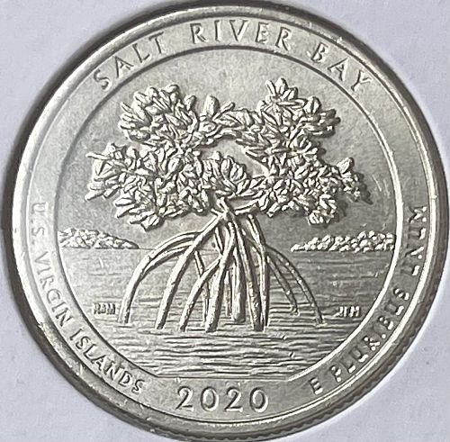 2020-W Salt River Bay ATB Washington Quarter Very Nice Condition, Looks Unc.