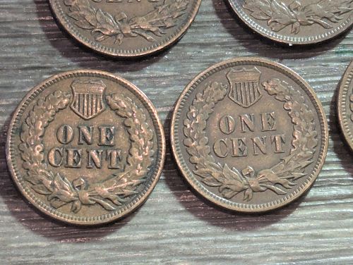 7 (1900-1908) Indian Head Pennies Very Good or Better