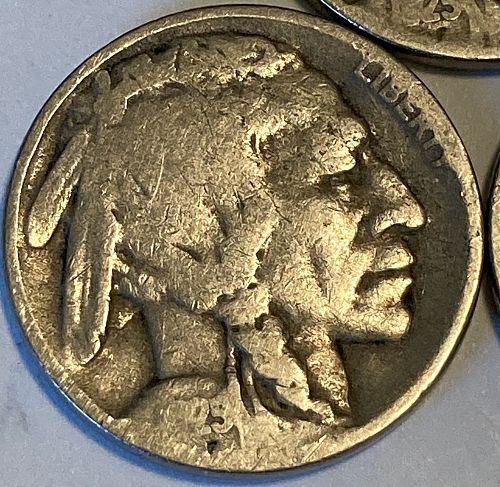 1925P/D/S buffalo nickels in VERY GOOD condition 3 coin lot