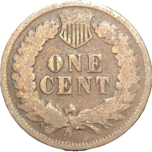 1879-P Indian Head Cent Small Cent - G (Good) condition