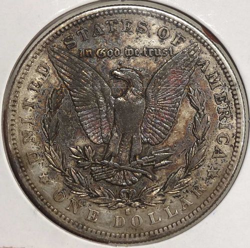 1883-S Morgan Dollar, Extremely Fine, Reverse Toning - Discounted   0507-06