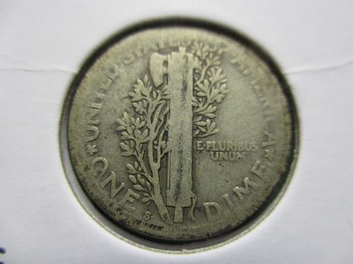 1918-S  G4 Mercury Dime.  Item: 10 M18S-21.