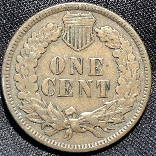 1892-P Indian Head Small Cent Coin - VF (Very Fine) condition
