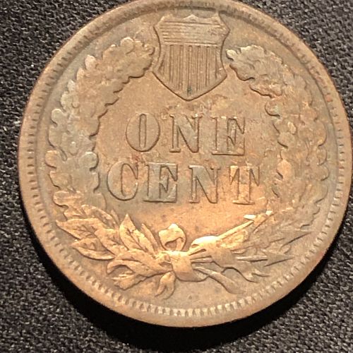 1896-P Indian Head Small Cent Coin - F (Fine) condition