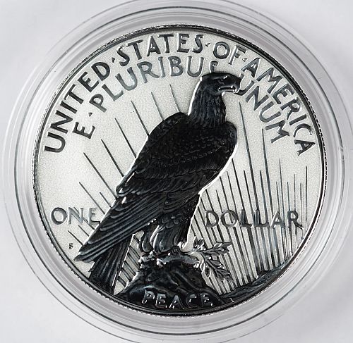 2023-S Reverse Proof Morgan & Peace Silver Dollar 2pc Set 23XS - Box OGP/COA