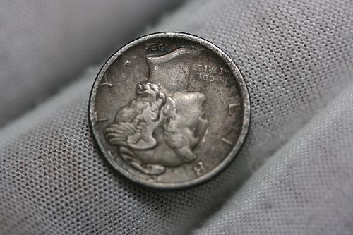 1924 D Mercury Dime XF- AU