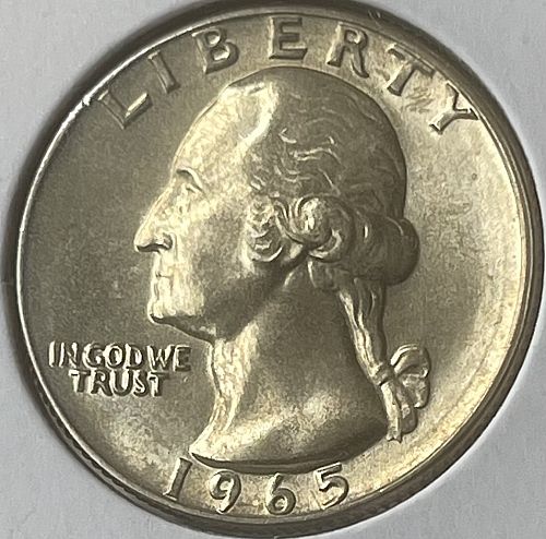 1965-P Washington Clad Quarter