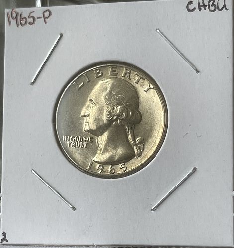 1965-P Washington Clad Quarter