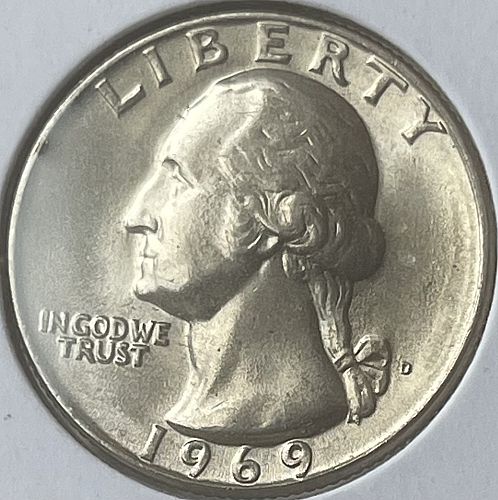 1969-D Washington Clad Quarter