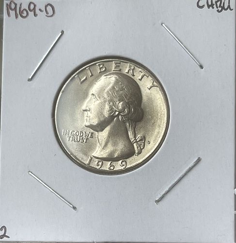 1969-D Washington Clad Quarter