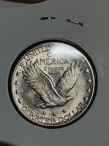 1927 standing liberty quarter ms-63  beautiful luster